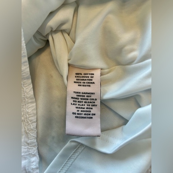 Nanette Lepore White eyelet Dress size 10 - Picture 7 of 7